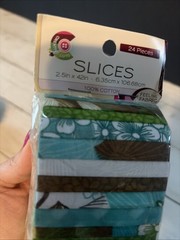 Fabric Editions™ 100% Cotton 2.5″ x 42″ 24 Pieces Premium Quilting Fabric Slices