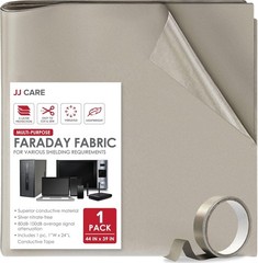 High-Performance Faraday Cloth 44″x39″ with Tape – Craft & Secure Your Space