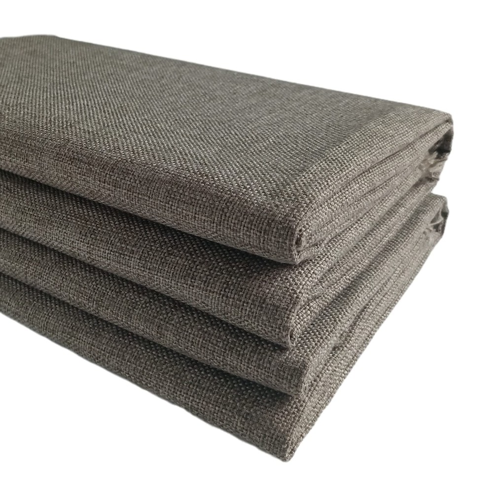 Thick Linen Type Upholstery Fabric By The Yard For Sofa Chair Slipcover Material