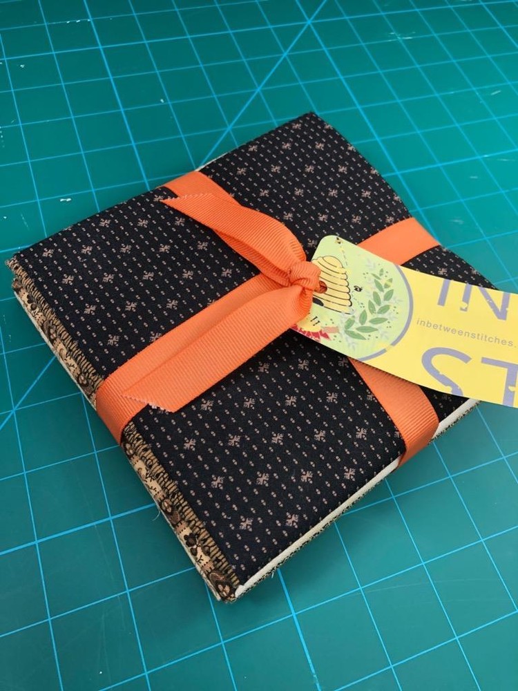 8 Fat Quarter Bundle Brown, Cream, Neutrals Quilters Project Stash Builder