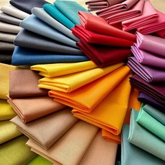 50 PCS 8×8 inches 100% Cotton Squares – Multicolor Solid Fabric Bundle for Qu…