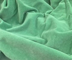 Hand Dyed Cotton VELVETEEN Fabric KELLY GREEN – 54″ wide