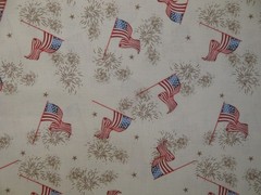 American Flag Old Glory Patriotic Cotton Sewing Quilt Doll Making Decor Fabric