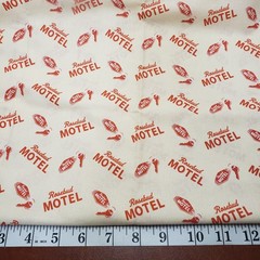 Camelot Fabrics SCHITT’S CREEK ROSEBUD MOTEL KEYCHAIN 100% Cotton .5 Yards