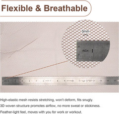59″ x 72″(2 Yards) Mesh Fabric Slightly Stretchy for Sewing Projects, Backpack P
