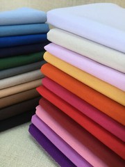 Plain Ottoman Fabric Curtains Blackout Cotton Craft Canvas Material 55” Wide
