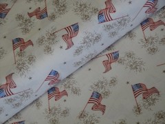 American Flag Old Glory Patriotic Cotton Sewing Quilt Doll Making Decor Fabric