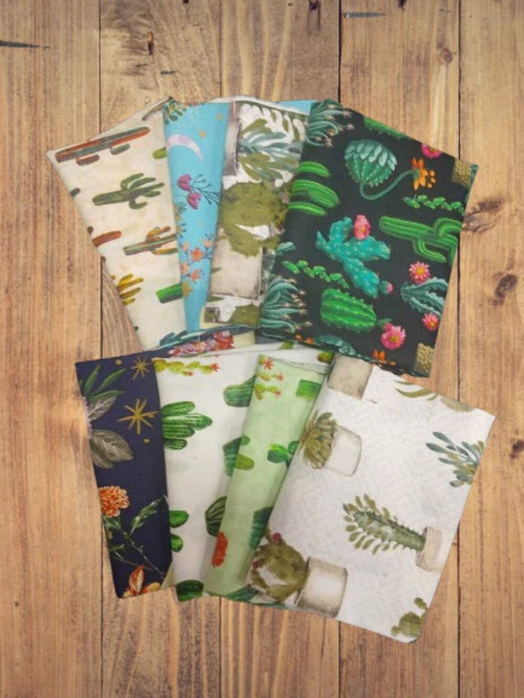 Assorted Cactus Fabric – 1 lb Scrap Bundle