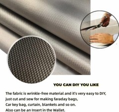 EMF RFID Shielding-Block Fabric Grade Anti Radiation Protection Faraday fabric