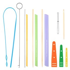 13pcs Quick Turn Fabric Set, Multifunctional Fabric Tube Turner Tool for Sewi…
