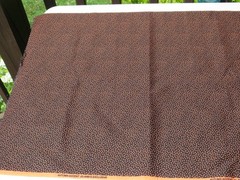 1 Yard 22″ X 44″ Autumn Accents Jo-Ann’s Exclusive Fabric Black With Orange Dots