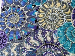 Kaffe Fassett, 6 Fat Quarters in a Mix of Blues. Some OOP/HTF. New,All Beautiful