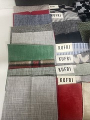 Fabric Samples Square Jab, Kufri, Carlucci Lot of 70 PC Multi Color Design