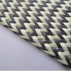 25mm Aramid Carbon Fiber Braided Sleeve High Strength Wear-resistant – 2m