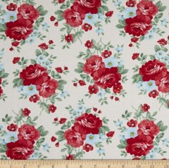 Farm Fresh Rose Bouquets Timeless Treasures Fabric By The Yard