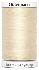 Gutermann Sew-All Thread 547yd, Ivory Each, 800