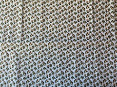 HOBBY LOBBY FABRIC 2019~Fruit~ORANGES WITH LEAVES~Citrus~CREAM BKGRND~YellwGreen