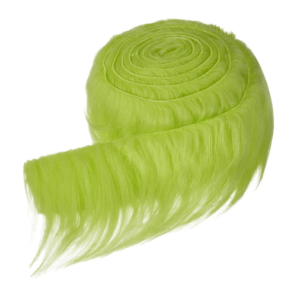 Faux Fur Fabric Plush Faux Fur Fluffy Fuzzy Fabric for Crafts Light Green,