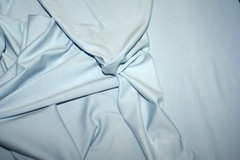 5m Lots – BABY BLUE Viscose Elastane Jersey Fabric, Excellent Stretch, Fine Rib