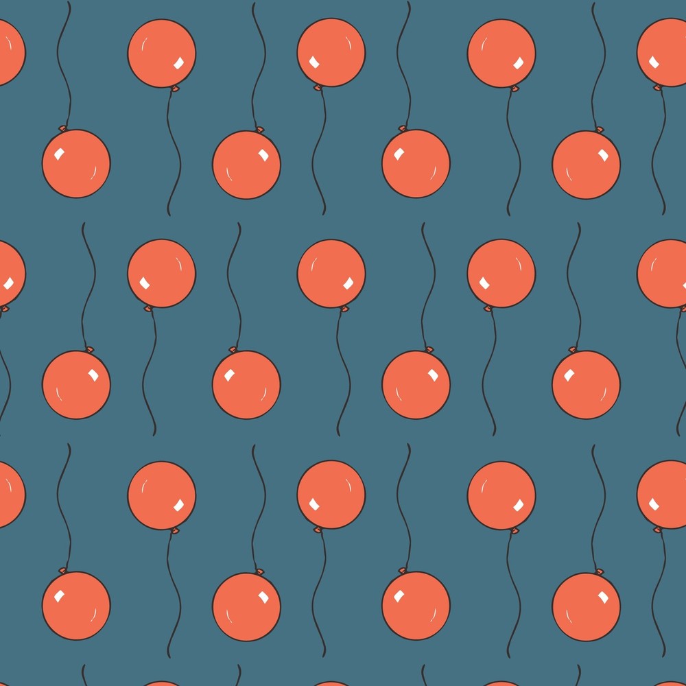 1/2 Yard – Goodnight Moon | Balloon in Teal (227862) | 100% Organic Cotton