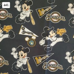 Sports Cotton Fabric by the ½ yard- Baseball Teams