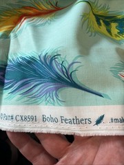cotton fabric remnants lot 7 pieces