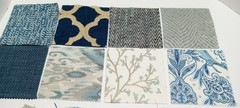 Lot of 47 Fabric Squares 5.5 x 5.5 inch Greenhouse Fabrics Cotton Blend