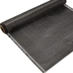 6.5ft x 12″ Carbon Fiber Fabric Roll Pure Fabric Carbon Fiber Sheet 2 x 2 Twi…