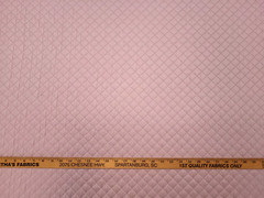 Covington MILO BLUSH Pink Diamond Quilted Designer Drapery Uph Fabric
