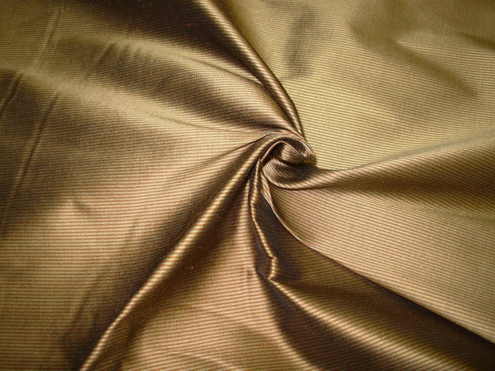 3 YDS VERVAIN 100% SILK SHIVANI FAINT STRIPE DRAPERY UPHOLSTERY FABRIC FOR LESS
