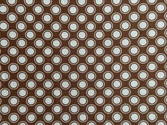 Rustic Blush Verna Mosquera Free Spirit Retro Polka dot Polkadot Brown Cream