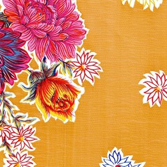 Mum Tan Oilcloth Fabric By The Roll (12 Yards)
