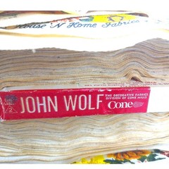 Vtg John Wolf House N Home Fabric Bolt Cotton Floral Samantha 26″ 45-60 Yards