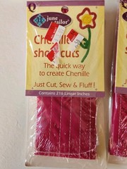 Lot of 5 June Tailor Chenille Short Cuts 216 Linear Inches Each 3 Colors New