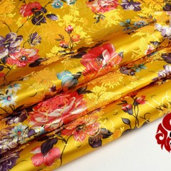 Ancient Costume Chinese Dress Baby Clothes Kimono Cos Silk Satin Sewing Fabric