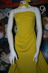 Modal Spandex Jersey Knit Fabric 9 oz by the yard tea leaf yellow