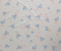 BTHY x 65″ Cotton Fabric FAIRY SWEET FAIRY Make A Wish Blue/Pink on White Fabric