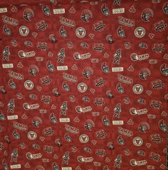University Of Tampa (UT) icons Logo Cotton Fabric by the 1/2 Yard, 57-58″ Width