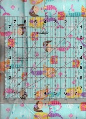 New Aqua Mermaids with Fish & Castle Flannel Fabric by the Yard