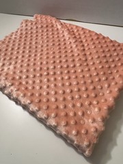Pink Minky Fabric Material Crafts Sewing 58×33