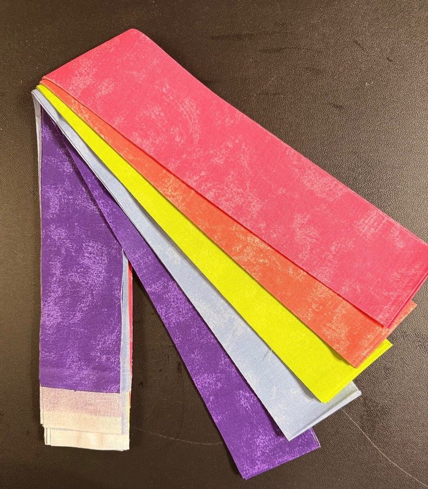 15 Piece Jelly Roll – Cloudy Tonal – 5 Colors – 3 Of Each