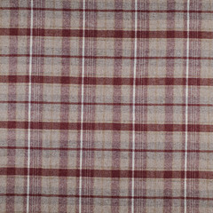 Mauve Plaid Acrylic Fabric Scrap Lot 5 Pieces 2 Pounds 4 Ounces