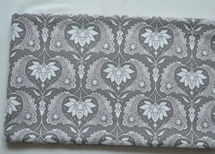 Gray & White Hand Block 100%Cotton 7 Yard Fabric NO TARRIF CHARGES 100%✅ KK5