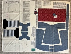 Raggedy Patch Kids Calico Annie Doll Fabric Panel Cut & Sew Spring Industries