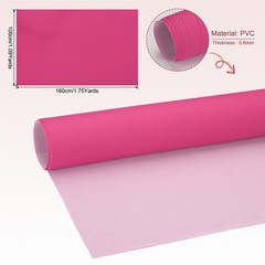 63×39.4in Faux Leather Sheets, Faux Leather Fabric Vinyl PVC, Rose Red