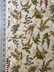 Cottage Garden Herbs Hoffman Int. Cotton Fabric 1/2 Yard (18” By 44”) New
