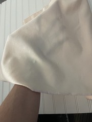 SILK PEACH CREAM FABRIC 10 Yards x 22 Inches Wide or 360 Inches x 22 Wide