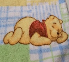 Days of Hunny Disney`s Winnie the Pooh Used 15×26 Inch Changing Pad & Book 1981