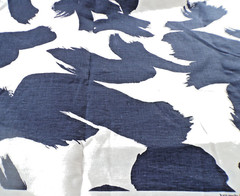 Kate Spade New York for Kravet “Ink lines navy” abstract, fabric. 3 yardsx54″