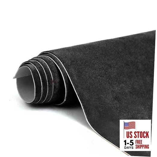 Premium Suede Fabric Wrap – 17×70 inch Suede Wrap for Car 17 x70 Inches Black